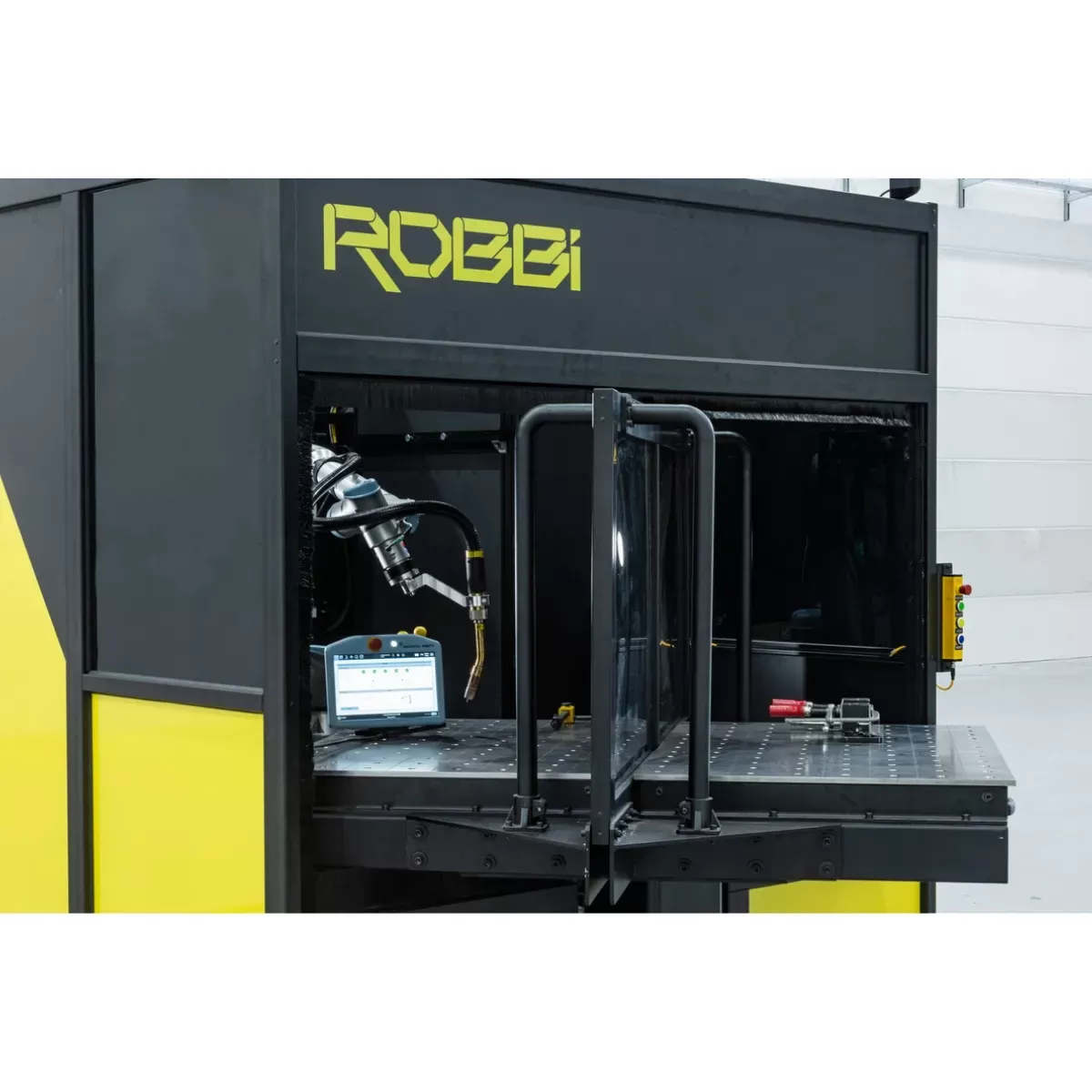 ESAB ROBBI 360 Κλειστό Κελί Συγκόλλησης Cobot με Περιστροφικό Τραπέζι